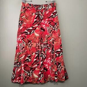 Chiffon Butterfly Skirt Size 14 Flowy Fairycore Whimsical Y2K Dopamine Vacation